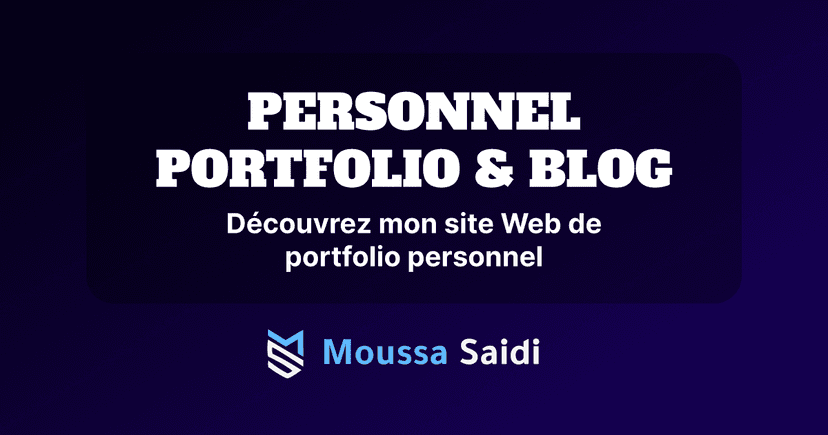 Portfolio Personnel et Blog